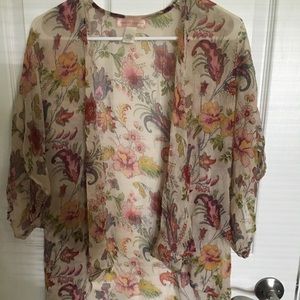 Band of Gypsies Floral Cover Up